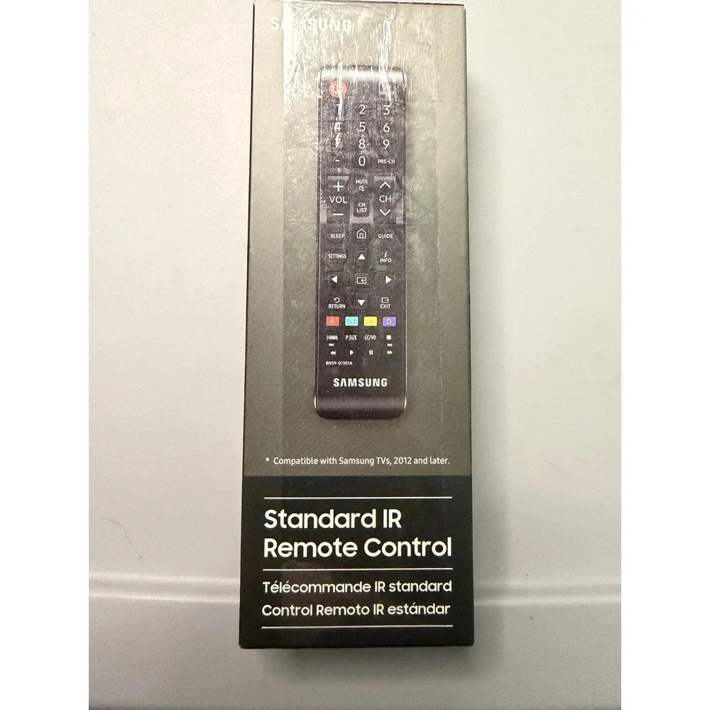 Samsung Standard IR Remote Control BN59-01301A VG-TM1240BN Replacement TV Remote